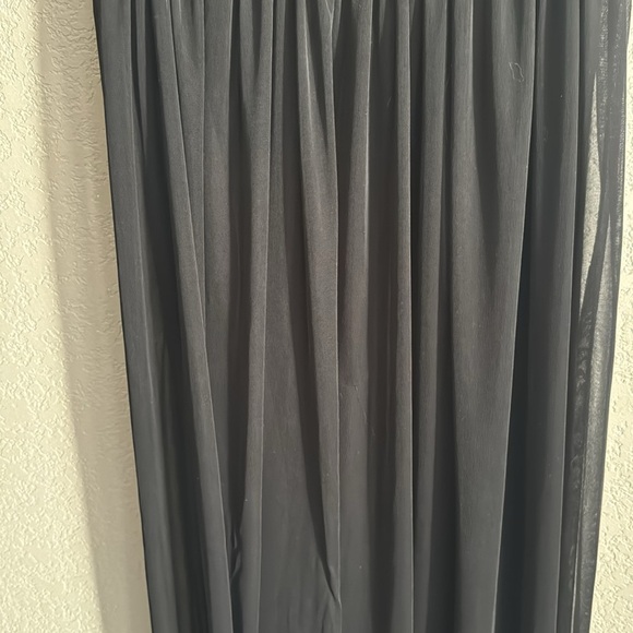 Blondie Nights Womens Black Lace Maxi Gown Size 1 Maxi Prom Formal Homecoming - Picture 6 of 7